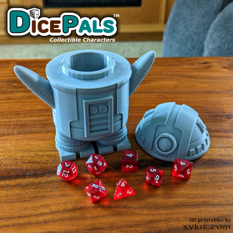 TR4-FF-1C Robot Dice Pals - Series 1 - 3D print files
