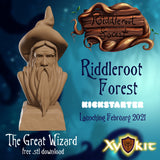 FREE The Great Wizard, Riddleroot Forest Sample - 3D print files