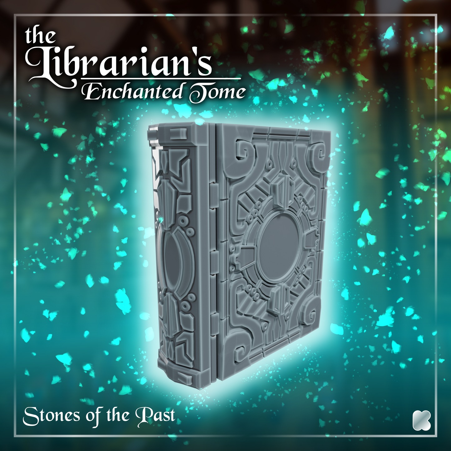 The Librarian's Enchanted Tome - Kickstarter Bundle - 3D print STL files