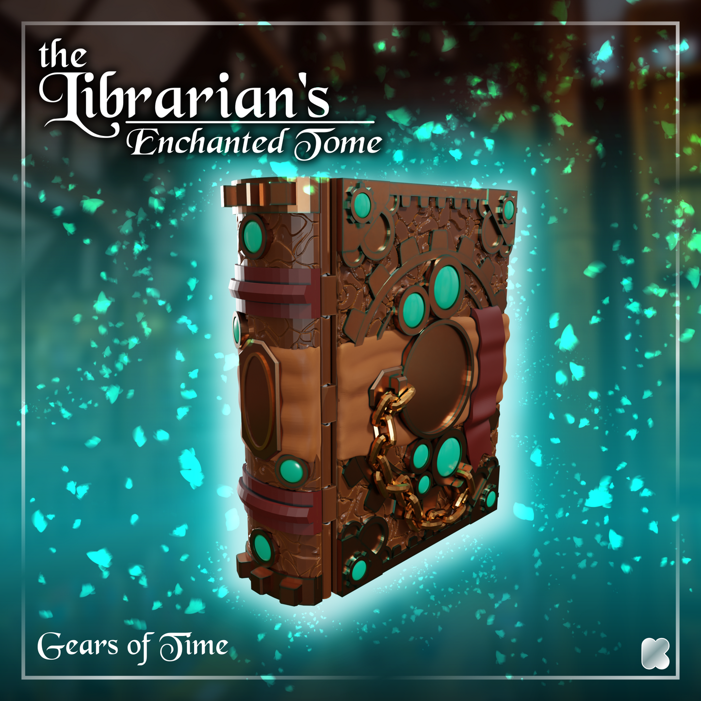 The Librarian's Enchanted Tome - Kickstarter Bundle - 3D print STL files