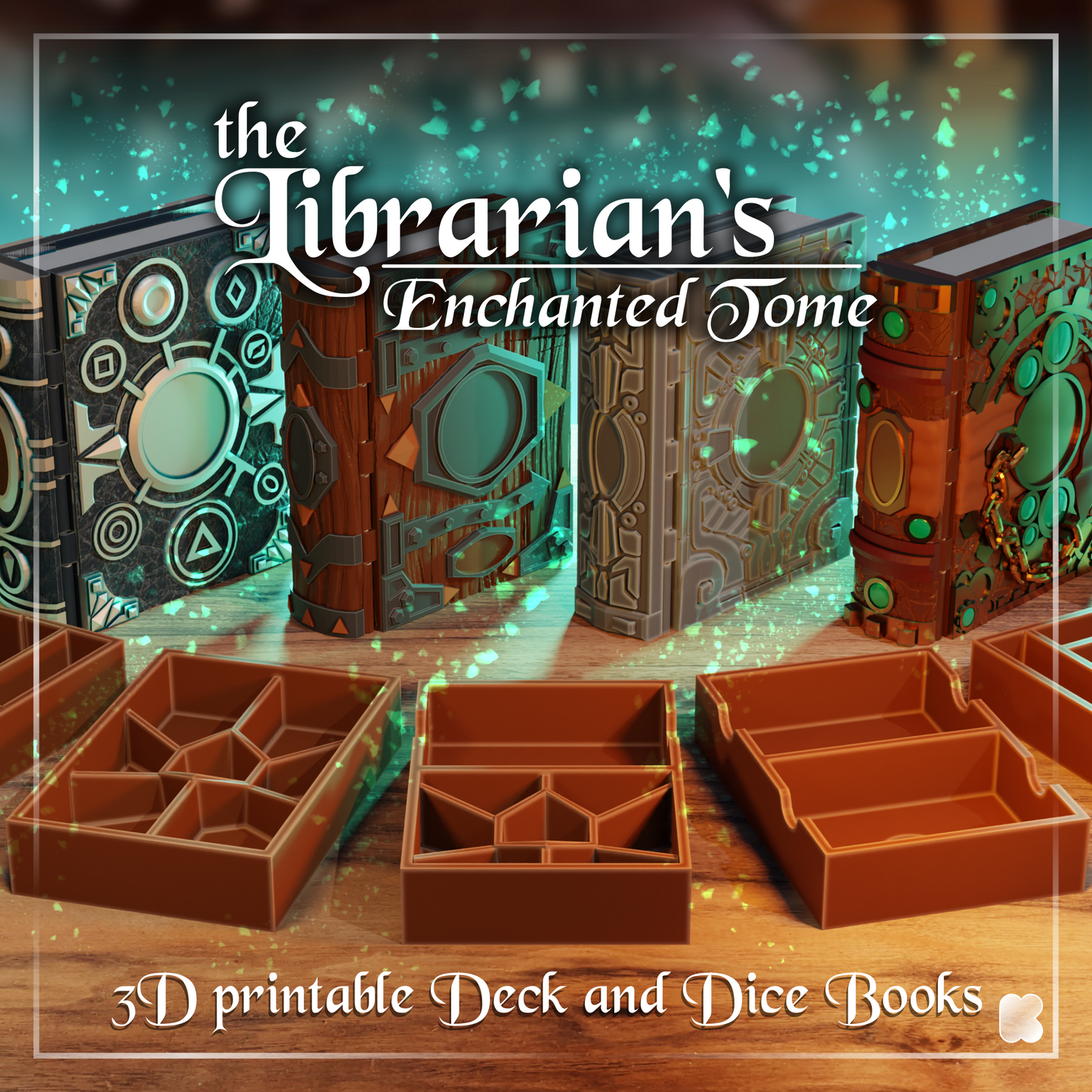 The Librarian's Enchanted Tome - Kickstarter Bundle - 3D print STL files