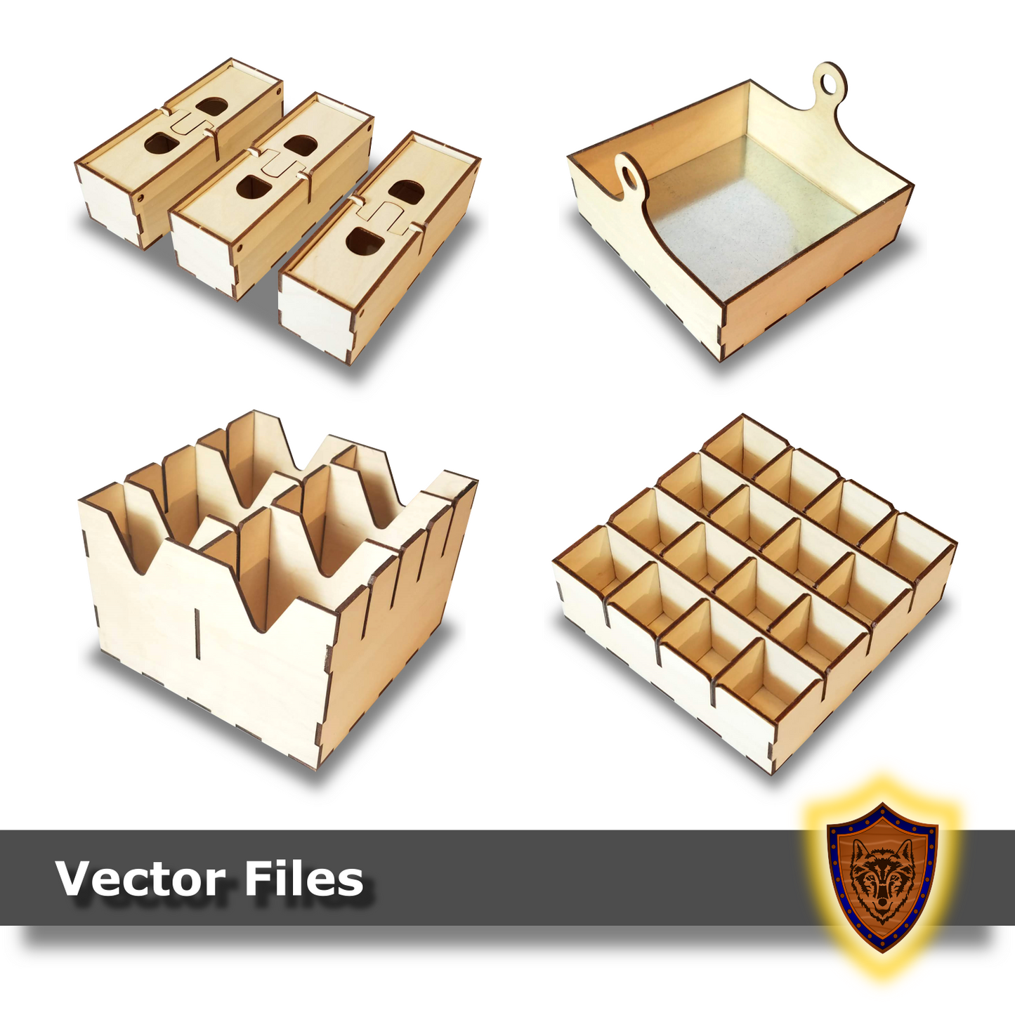 Fantasy Box Trays - Laser Files - (Digital Download)