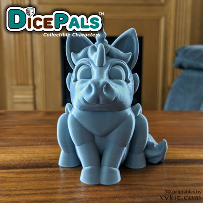 Unicorn Dice Pal - series 1 - 3D print files