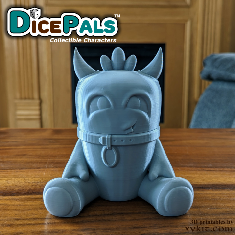 Wilbury Monster Dice Pal - Series 1 - 3D print files