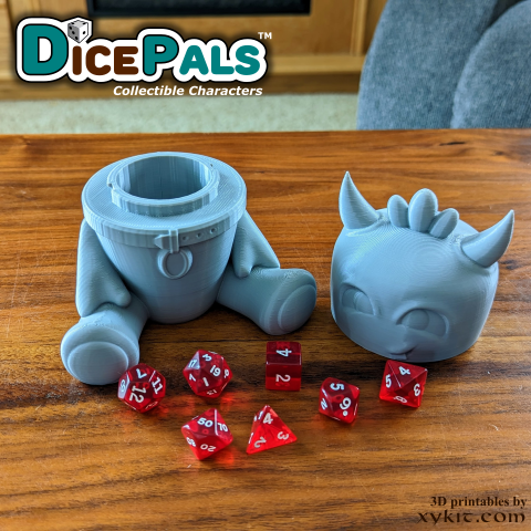 Wilbury Monster Dice Pal - Series 1 - 3D print files