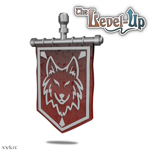 Wolf Banner Wall Art - 3D print files