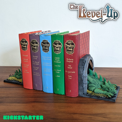 Sleeping Dragon Bookend - 3D print files